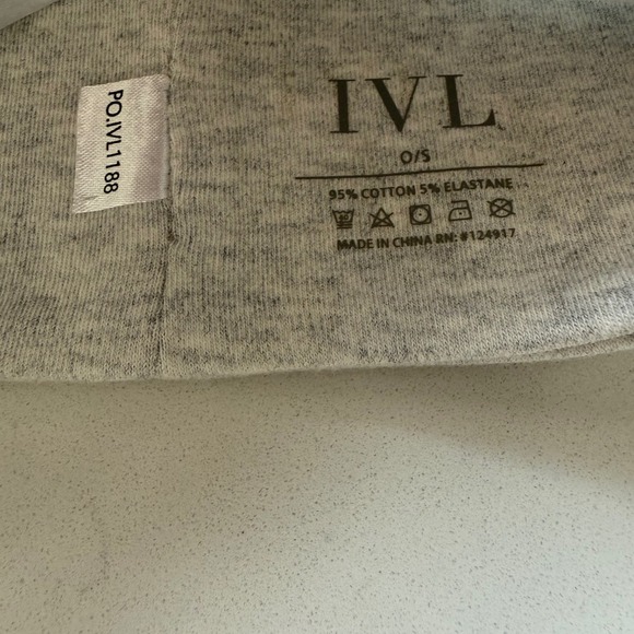 Revolve IVL Collective Jersey Headband - One Size‎ - Heather Grey - NWT - Picture 4 of 6